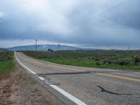 Utah's Rural Landscape: Road Through Fields