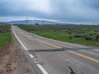 Utah's Rural Landscape: Road Through Fields