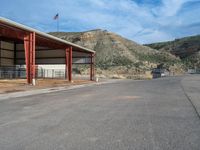 Utah Rural Landscape: A Winding Road Through Mountains