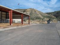 Utah Rural Landscape: A Winding Road Through Mountains