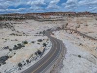 Utah Rural Road Landscape: Head of the Rocks