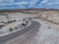 Utah Rural Road Landscape: Head of the Rocks