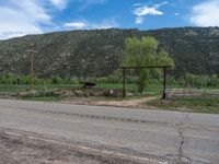 Rural Road in Utah: Exploring a Picturesque Mountain Landscape