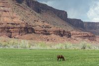 Utah Rural Valley with Red Rock Mountains