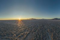 Utah's Salt Lake City: Clear Sunrise Landscape