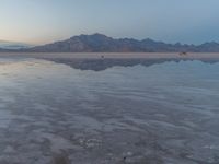 Utah's Salt Lake City: Desert Mountain Night View