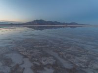 Utah's Salt Lake City: Desert Mountain Night View