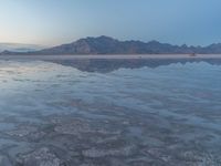 Utah's Salt Lake City: Desert Mountain Night View