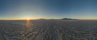 Utah's Salt Lake City: Landscape at Sunrise