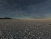 Utah Salt Lake at Dawn - Serene Desert Landscape with Mountains and Calm Surface