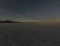 Utah Salt Lake at Dawn - Serene Desert Landscape with Mountains and Calm Surface