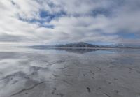 Utah Salt Lake Landscape with Mountains