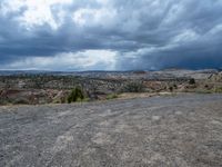 Utah Scenic Landscape: Asphalt Road Amidst Open Space