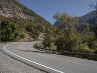 Utah Scenic Road through Majestic Mountains