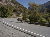 Utah Scenic Road through Majestic Mountains