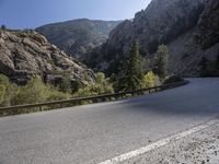 Utah Scenic Road Through Mountain Highlands