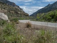 Scenic Road in Utah: Mountains and Clouds