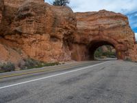 Utah's Scenic Road: Red Rocks and Clouds