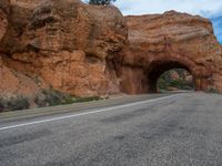 Utah's Scenic Road: Red Rocks and Clouds