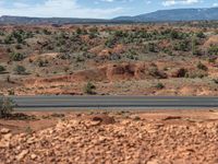 Utah, USA: An Aerial View of a Road