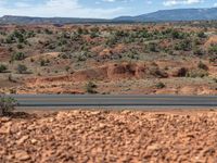 Utah, USA: An Aerial View of a Road