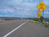 Utah, USA: Scenic Asphalt Road Landscape