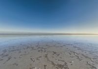 Utah, USA: Clear Sky Over Salt Lake Landscape