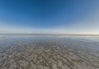 Utah, USA: Clear Sky Over Salt Lake Landscape