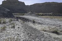 Utah USA: Dirt Road Through Red Rock Landscape 001