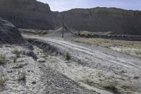 Utah USA: Dirt Road through Red Rock Landscape