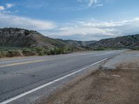 Mountain Road Landscape in Utah, USA