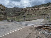 Utah, USA: Road through the Mountain Landscape