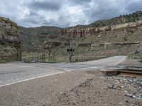 Utah, USA: Road through the Mountain Landscape