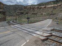 Utah, USA: Road through the Mountain Landscape