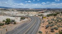 Utah, USA: Aerial View of Rural Landscape