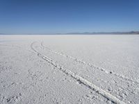 Utah Winter Landscape Salt Flats