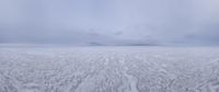 Utah Winter Landscape with Salt Lake City in the Distance