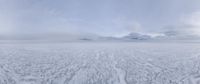 Utah Winter Landscape with Salt Lake City in the Distance