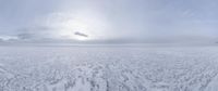 Utah Winter Landscape with Salt Lake City in the Distance