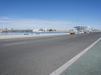 Valencia Cityscape: Clear Sky Over the Harbor