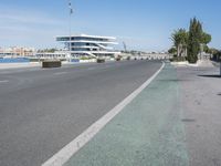 Valencia Cityscape: Clear Sky Over the Harbor