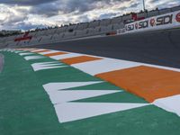 Valencia Race Track: Asphalt, Day, and Clouds