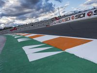 Valencia Race Track: Asphalt, Day, and Clouds