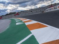 Valencia Race Track: Asphalt, Day, and Clouds