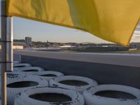 Valencia Race Track at Dawn: Clear Sky