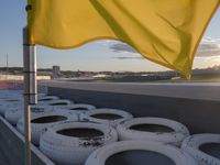 Valencia Race Track at Dawn: Clear Sky