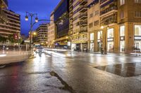 Valencia, Spain: Night View of Architectural Building