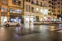 Valencia, Spain: Night View of Architectural Building