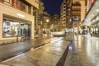 Valencia, Spain: Night View of Architectural Building
