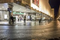 Valencia, Spain: Night View of Architectural Building